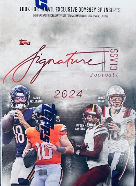 2024 Topps Signature Class Football Blaster Box