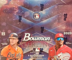 2023 Bowman Sterling MLB Baseball Hobby Box