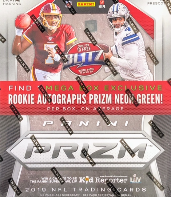 2019 Panini Prizm NFL Football Mega Box