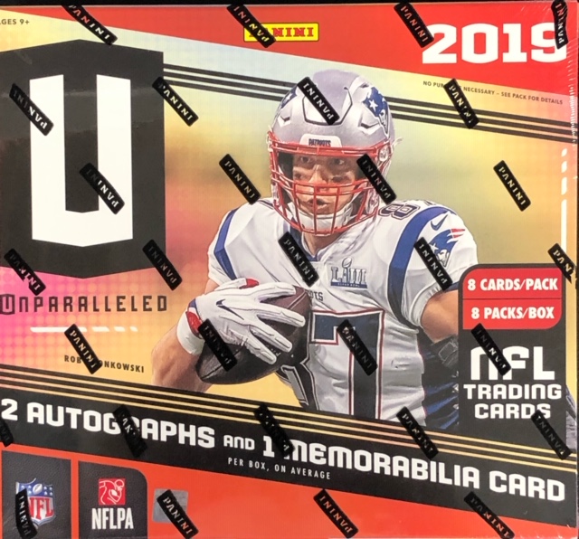 2019 Panini Unparalleled NFL Football Hobby Box