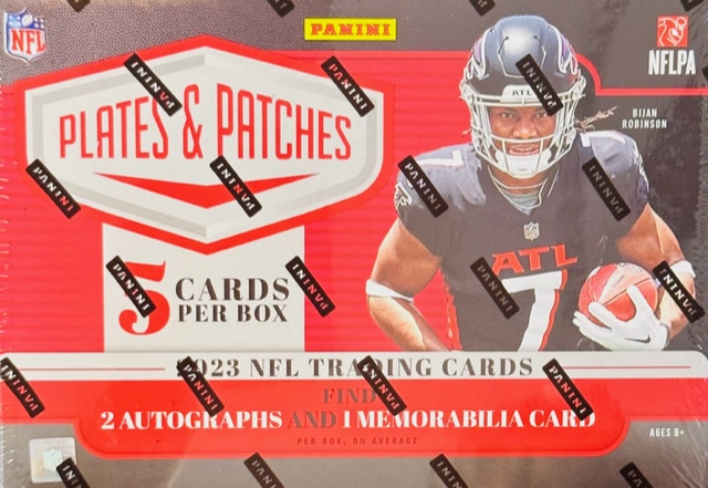 2023 Panini Plates & Patches NFL Football Hobby Box
