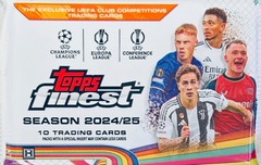 2024/25 Topps Finest UEFA Club Competitions Soccer Hobby Pack