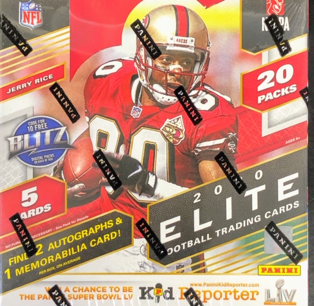 2020 Panini Donruss Elite NFL Football Hobby Box