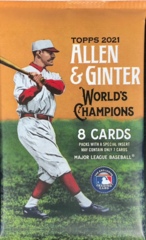 2021 Topps Allen and Ginter X MLB Baseball Hobby Pack