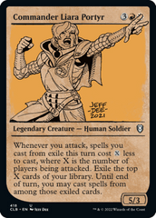 (418) Commander Liara Portyr - FOIL - SHOWCASE RULEBOOK