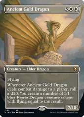 (365) Ancient Gold Dragon - BORDERLESS