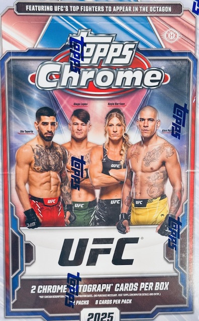 2025 Topps Chrome UFC MMA Hobby Box