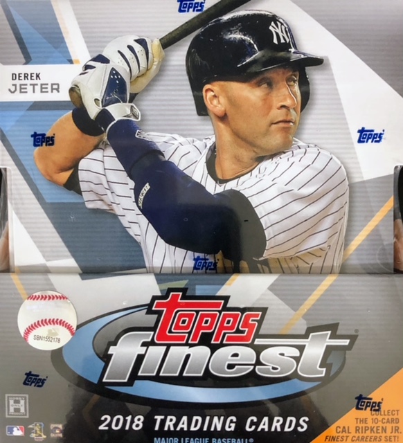 2018 Topps Finest MLB Baseball Hobby Box