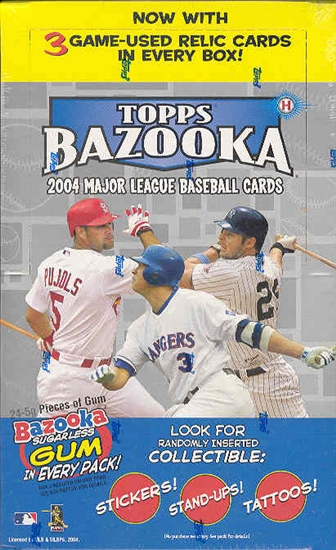 2004 Topps Bazooka MLB Baseball Hobby Box