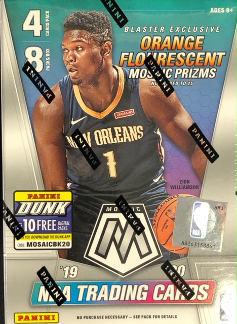 2019-20 Panini Mosaic NBA Basketball Blaster Box