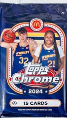 2024 Topps Chrome Mcdonald's All American Basketball Hobby Pack