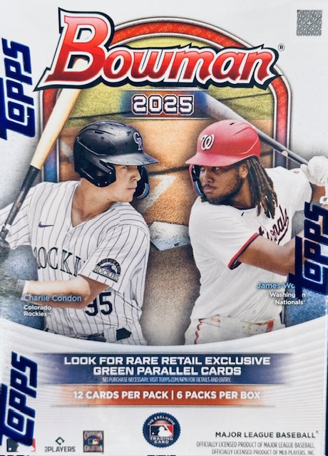 2025 Bowman MLB Baseball Blaster Box