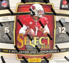 2021 Panini Select NFL Football Hobby Box