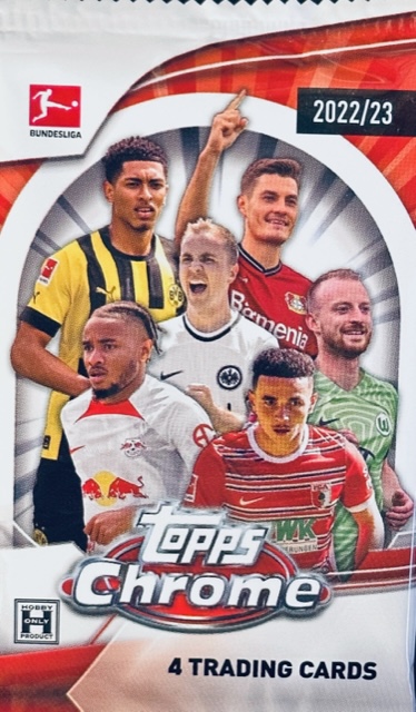 2022-23 Topps Chrome Bundesliga Soccer Hobby Pack