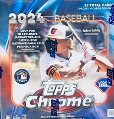 2024 Topps Chrome MLB Baseball Update Series Mega Box