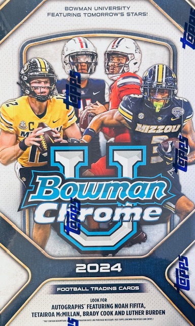 2024 Bowman Chrome University Football Hobby Box