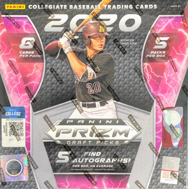 2020 Panini Prizm Draft Picks Baseball Hobby Box