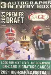 2021 Sage Premier Draft High Series Football Blaster Box
