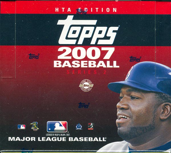 2007 Topps Series 2 MLB Baseball Jumbo Box