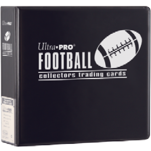 Ultra Pro Collectors Football 3-Ring Binder 3 D-Ring Black