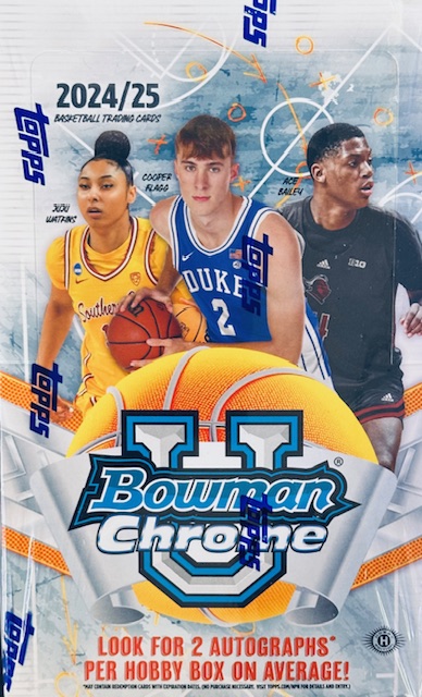 2024-25 Bowman Chrome University Basketball Hobby Box