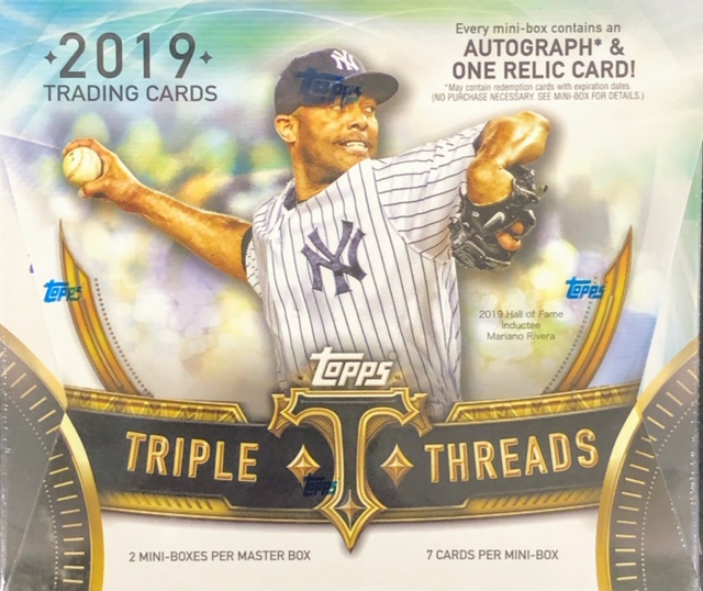 2019 Topps Triple Threads MLB Baseball Hobby Box