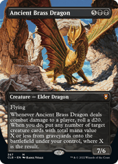 (367) Ancient Brass Dragon - FOIL - BORDERLESS