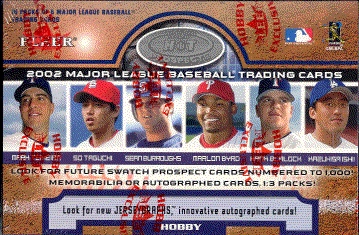 2002 Fleer Hot Prospects MLB Baseball Hobby Box