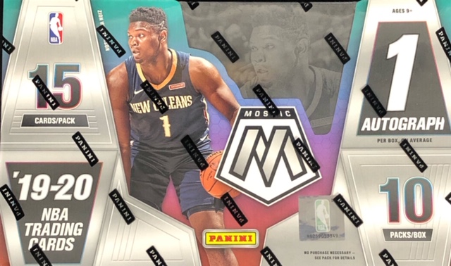 2019-20 Panini Mosaic NBA Basketball Hobby Box