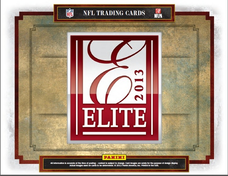 2013 Panini Elite NFL Football Box
