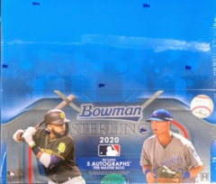 2020 Bowman Sterling MLB Baseball Hobby Box