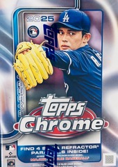 2025 Topps Chrome MLB Baseball Blaster Box