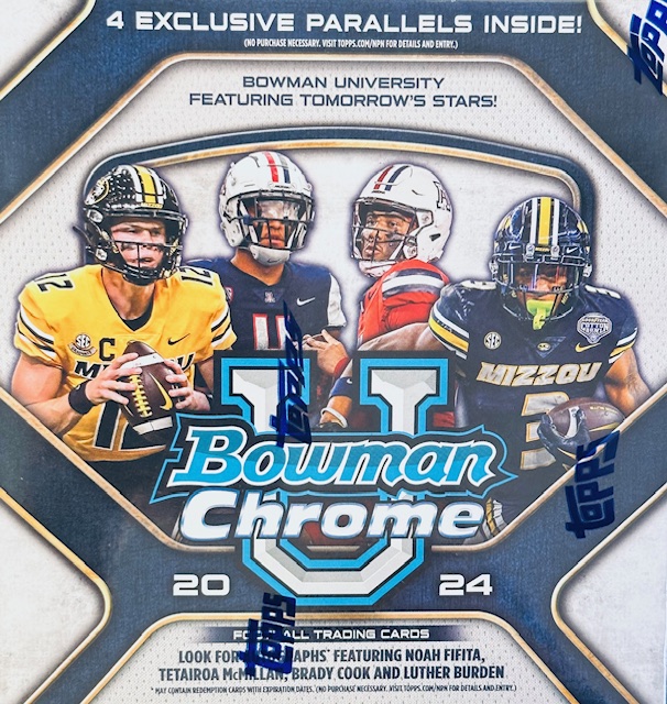 2024 Bowman Chrome University Football Mega (Monster) Box