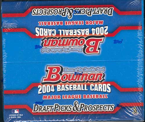2004 Bowman Draft Picks & Prospects MLB Baseball Retail Box