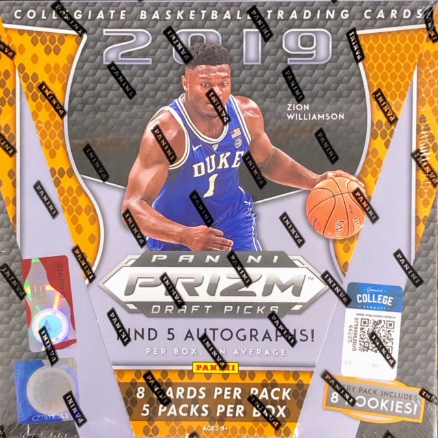 2019 Panini Prizm Draft Picks Collegiate Basketball Hobby Box
