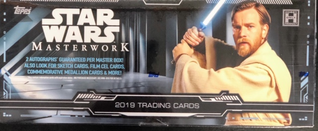2019 Topps Star Wars Masterwork Trading Cards Hobby Box