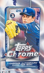2025 Topps Chrome MLB Baseball Hobby Box