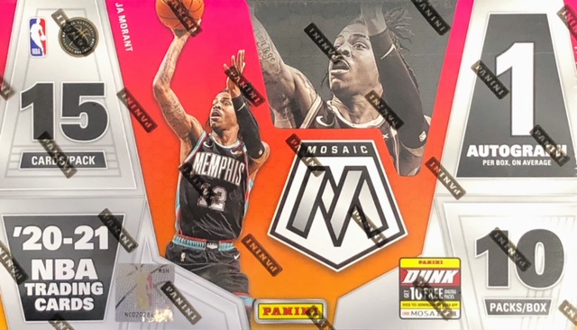2020-21 Panini Mosaic NBA Basketball Hobby Box