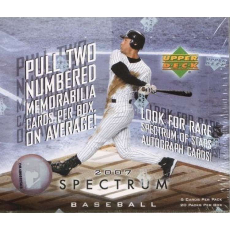 2007 Upper Deck Spectrum MLB Baseball Hobby Box