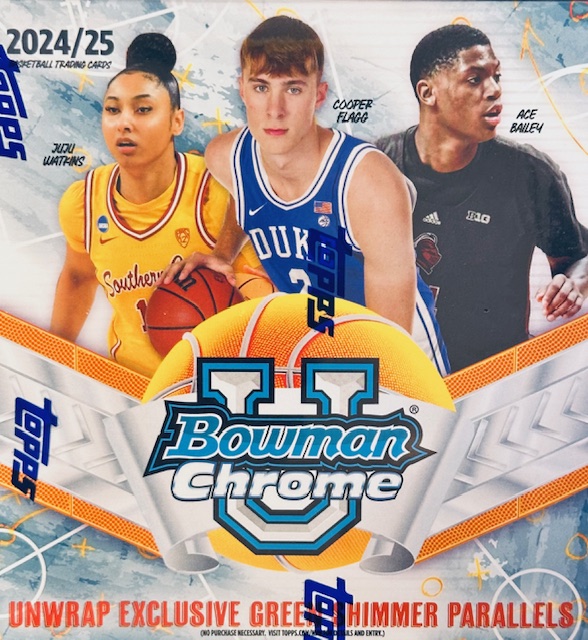 2024-25 Bowman Chrome University Basketball Mega Box