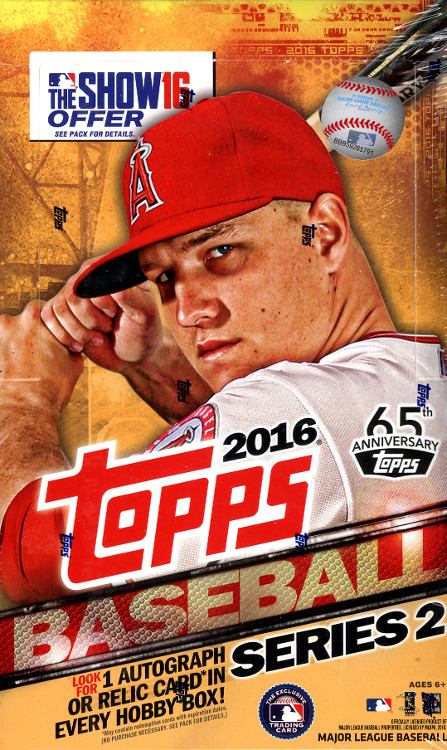 2016 Topps Series 2 MLB Baseball Hobby Box