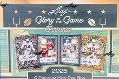 2025 Leaf Glory of the Game Football Hobby Box