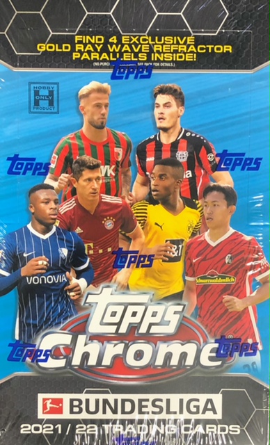 2021-22 Topps Chrome Bundesliga Soccer Lite Box