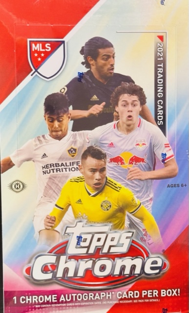 2021 Topps Chrome MLS Soccer Hobby Box