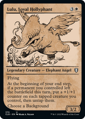 (379) Lulu, Loyal Hollyphant - FOIL - SHOWCASE RULEBOOK