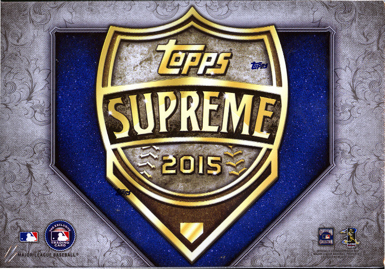 2015 Topps Supreme MLB Baseball Hobby Box