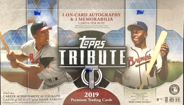 2019 Topps Tribute MLB Baseball Hobby Box