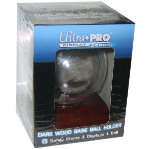 Wood Base Baseball Holder
