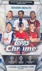 2024/25 Topps Chrome UEFA Club Competitions Soccer Hobby Box