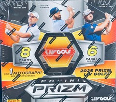 2025 Panini Prizm LIV Golf Hobby Box